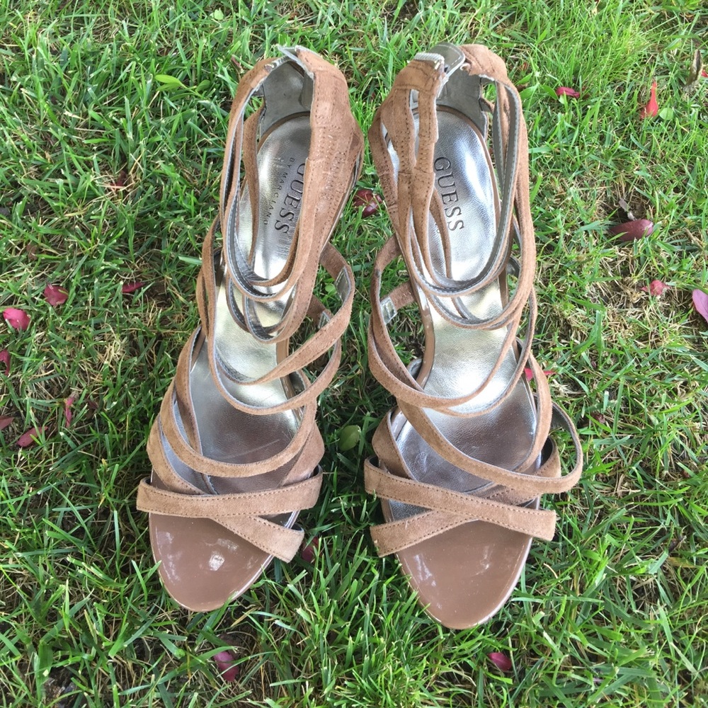 Like new! Guess Strappy Heels